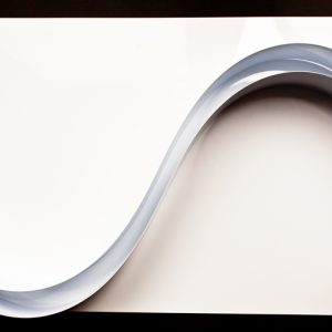 Chocolate Form Sheets 600 x 400 x 0.42mm cut sheets white gloss upvc (UPVC60x40) 