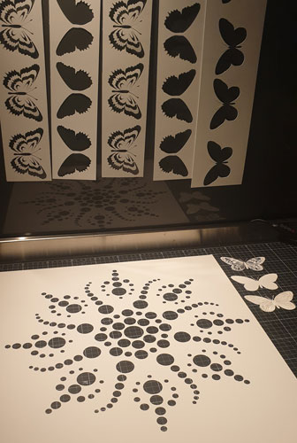Advanced Stencil Paper Butterfly