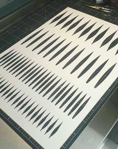 Advanced Stencil Paper World Pastry Cup